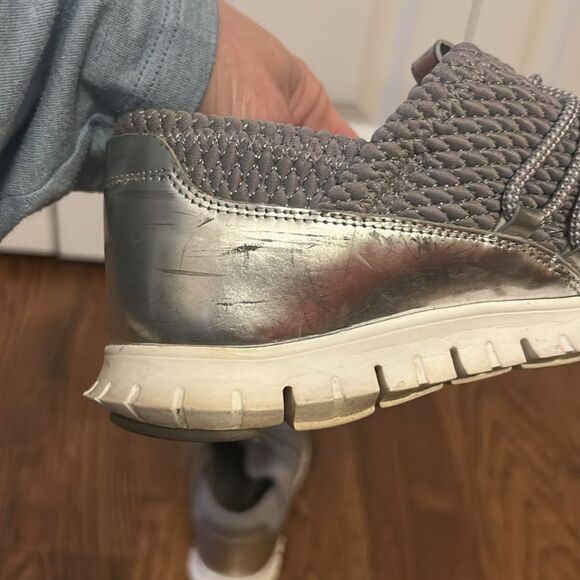 Cole Haan Zerogrand Gray and Silver Sneakers Size 8 - Picture 5 of 10